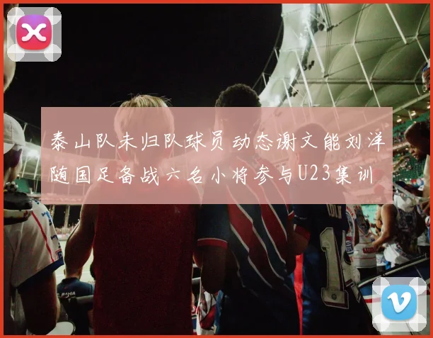 泰山队未归队球员动态谢文能刘洋随国足备战六名小将参与U23集训